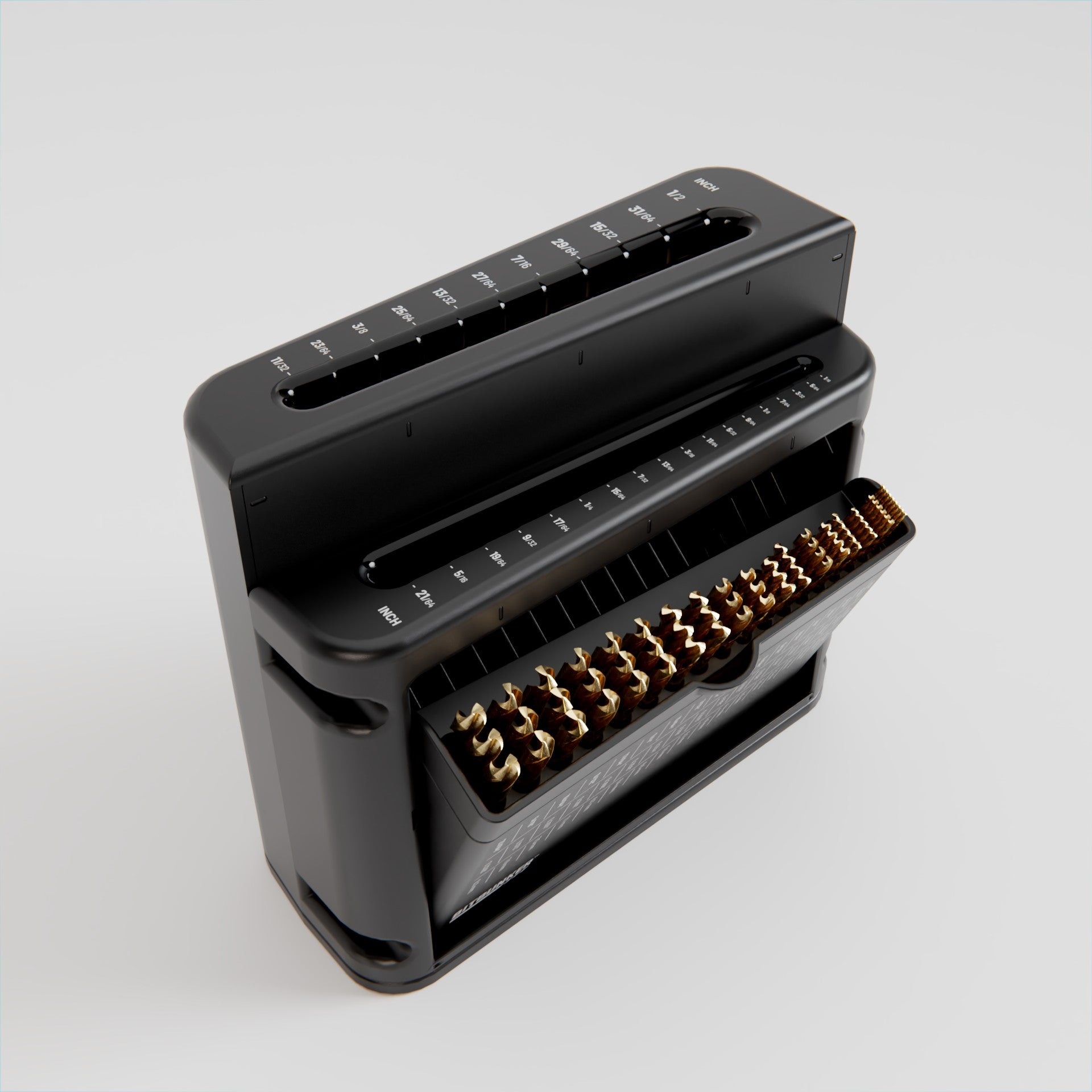 BitBunker Drill Bit Organizer | Self-Sorting Bit Storage