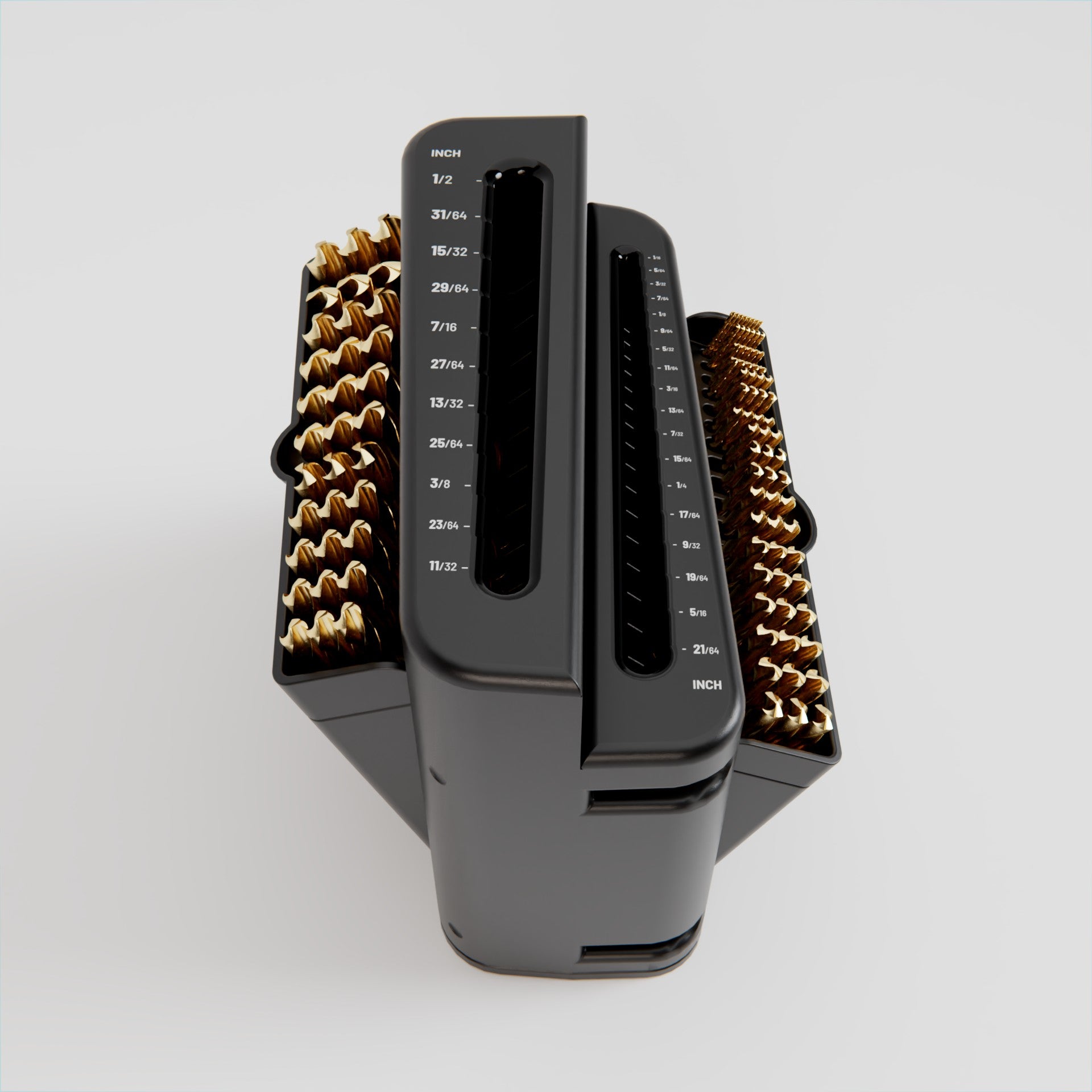 BitBunker Drill Bit Organizer | Self-Sorting Bit Storage