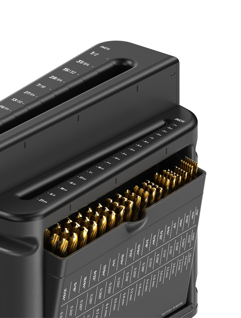 BitBunker Drill Bit Organizer Self-Sorting Tool Bit Storage