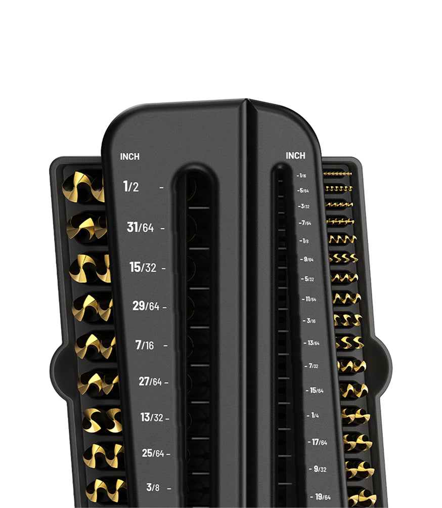BitBunker Drill Bit Organizer Self-Sorting Tool Bit Storage