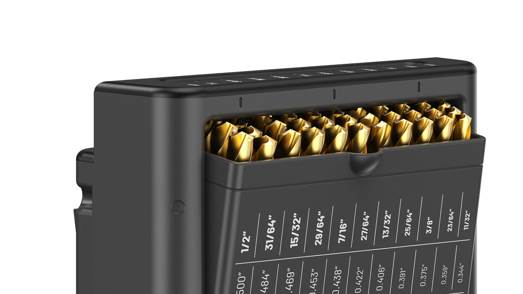 BitBunker Drill Bit Organizer Self-Sorting Tool Bit Storage