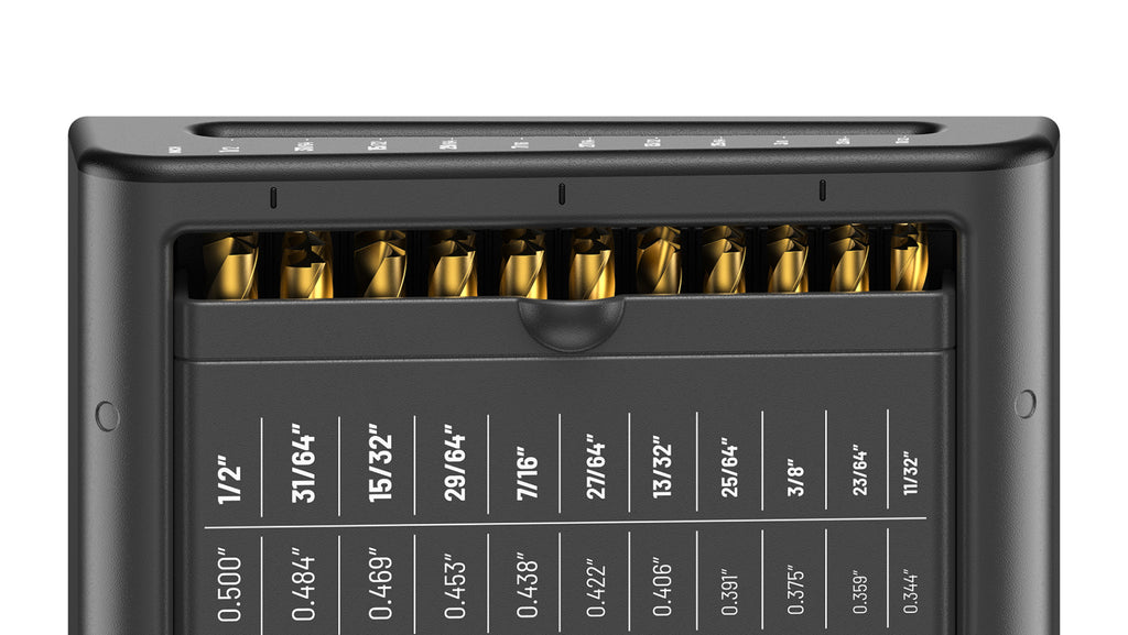 BitBunker Drill Bit Organizer Self-Sorting Tool Bit Storage