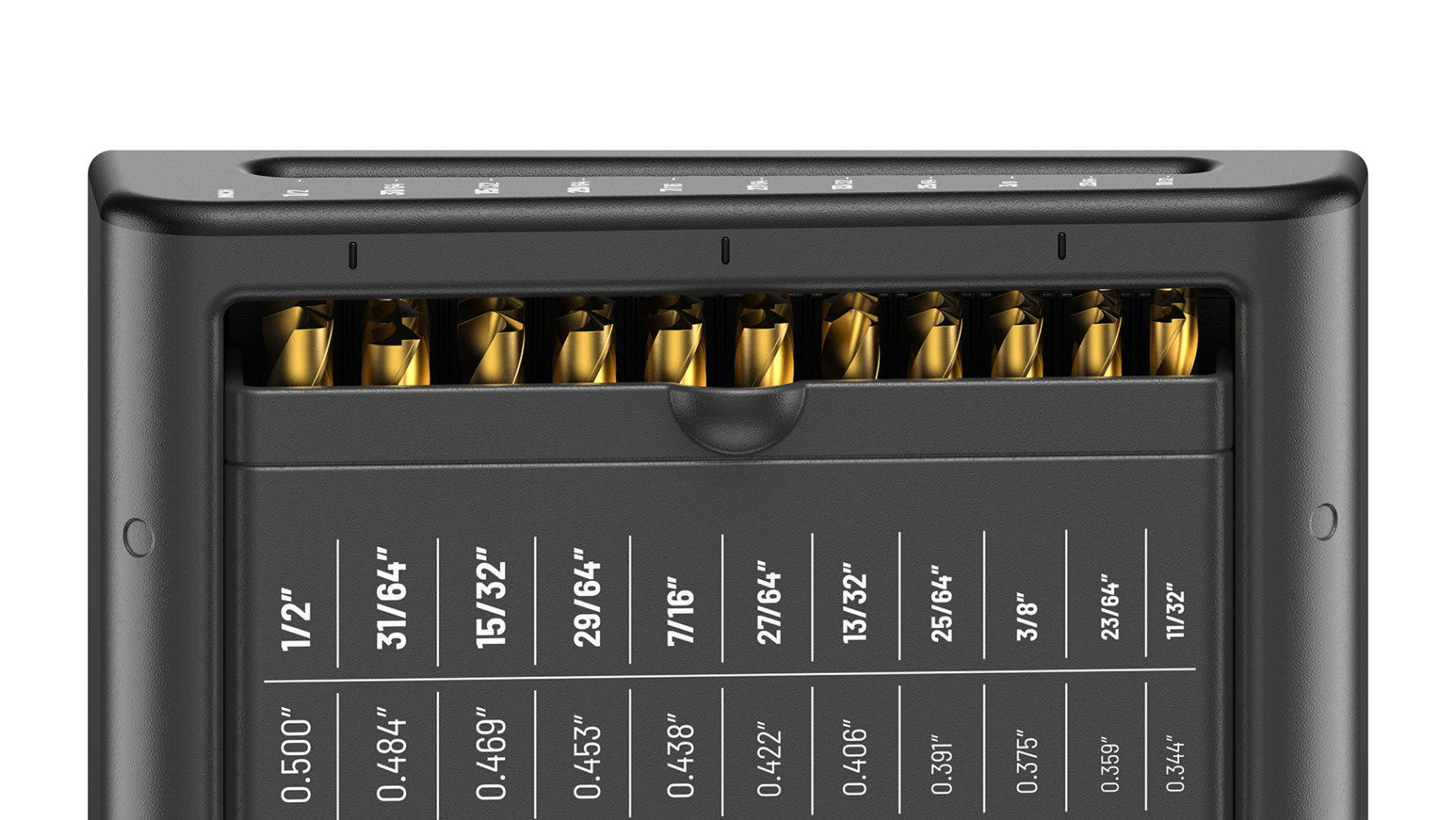 BitBunker Drill Bit Organizer Self-Sorting Tool Bit Storage